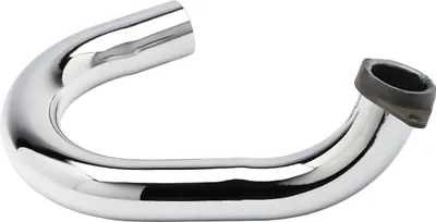 Produktbild von Simson Tuningkrümmer Ø 32 mm mit Kugelflansch - Auspuffrohr verchromt - SR50, SR80