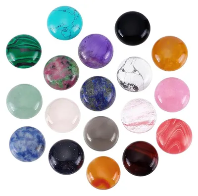 Produktbild von Edelstein Cabochon - Halbrund - 16 x 6 mm