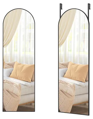 Immagine prodotto di Specchio a parete 120 x 40 cm – Specchio a pavimento in vetro di sicurezza e alluminio