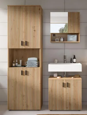 Produktbild von Badkombination Mone | 3-teilig | Artisan Oak