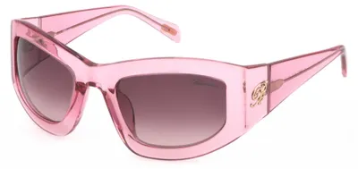 Produktbild von Blumarine SBM802 Rosa trasparente lucido 56/23/120 Damen Sonnenbrillen