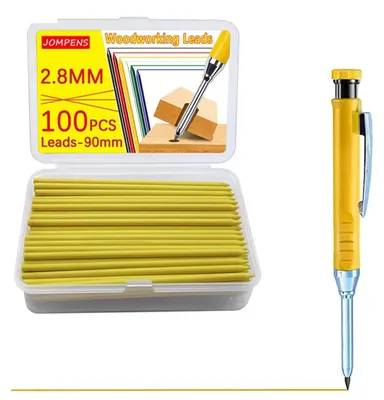 Obrázok produktu pre Olovkové výplne, 2,8 mm, 100 kusov, vhodné na drevárstvo