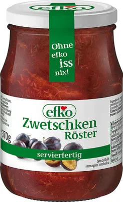 Produktbild von efko Zwetschken Röster 370g