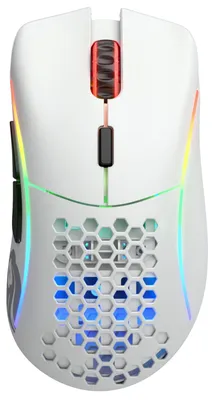 Immagine prodotto di Glorious Gaming Modello D Mouse da gioco senza fili Ultraleggero 69g fino a 71h di batteria bianco opaco USB