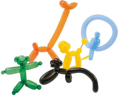 Produktbild von amscan 10 Latexballons Modellierballons mit Pumpe