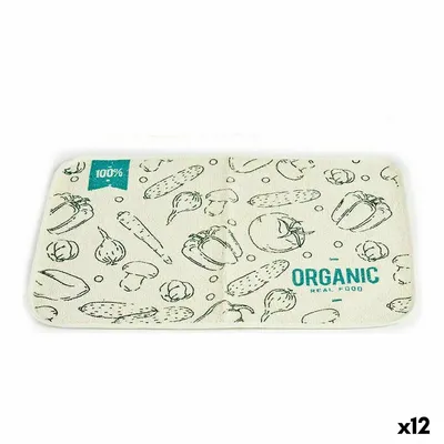 Obrázek produktu pro Prostírání bílozelené (33 x 0,3 x 48 cm) (12 kusů)