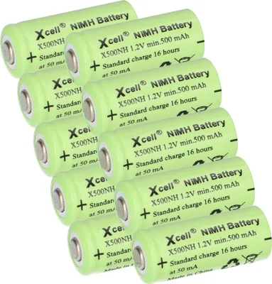 Produktbild von 10x Akku Lady N X500NH ersetzt LR1, LR01, 4901, 4001, MX9100, 910A, E90 1,2V NI-MH 500mAh