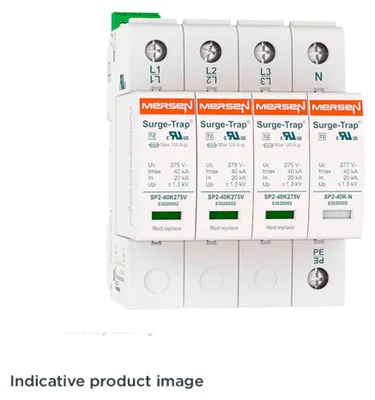 Immagine prodotto di Dispositivo di protezione da sovratensione MERSEN STPT2-40K275V-4PG tipo 2 4pin MS70780