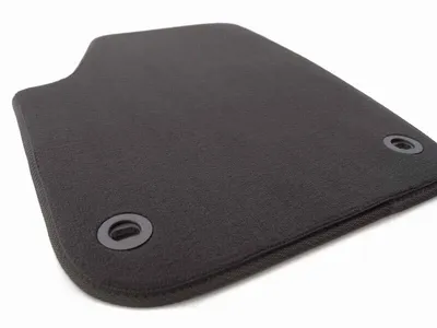 Image de Tapis de sol conducteur Convient pour VW Polo 9N Tapis de sol en velours côté conducteur seul - noir