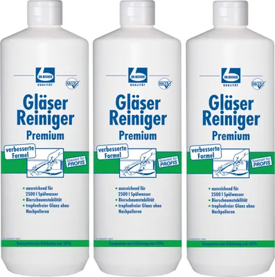 Produktbild von Dr. Becher Gläser Reiniger Premium 1L Bierschaumstabilität (3er Pack)