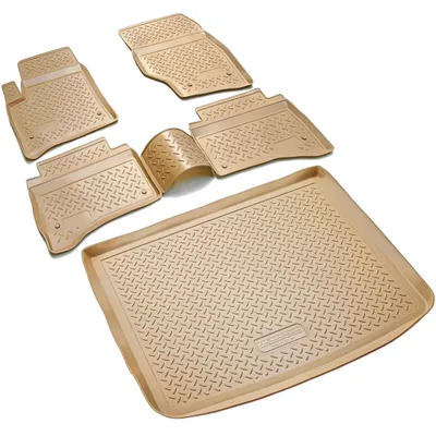 Produktbild von Fußmatten & Kofferraumwanne Set passend für Porsche Cayenne 1 | Typ 9PA | BJ 2002-2010