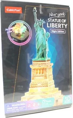 Image de DANTE Cube Fun puzzle 3D LED Statue de la Liberté 306-L536H
