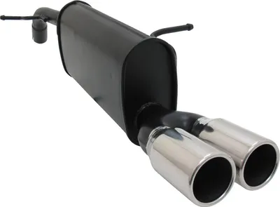 Image de Echappement sport Novus pour Peugeot 207 2x76mm silencieux arrière avec ABE