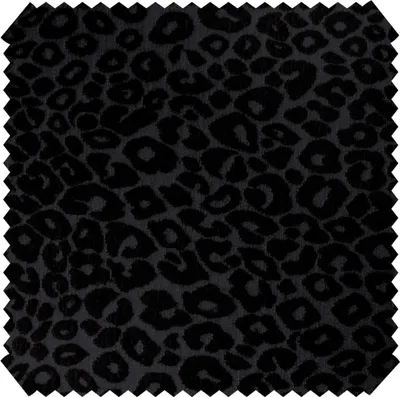 Produktbild von novely® LEO Jacquard-Möbelstoff im Leopardenmuster – Chenille, Meterware 1 lfm - Farbe: 216 Dunkelgrau-Schwarz