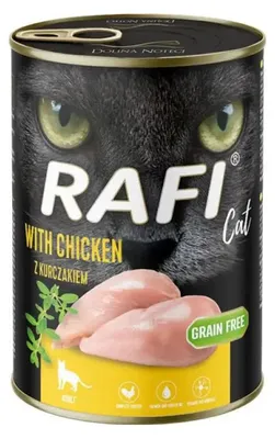 Obrázek produktu pro RAFI Cat Adult s kuřecím masem - mokrá krmiva pro kočky - 400 g