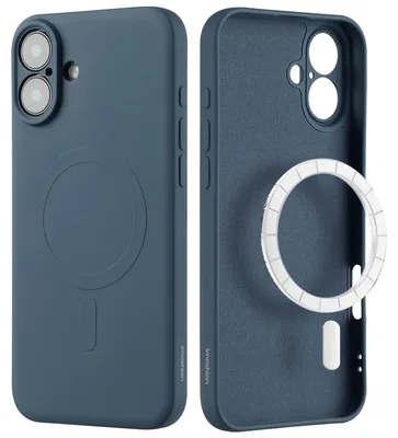 Imagen del producto de Funda de Colores con MagSafe para Apple iPhone 16 - Azul oscuro