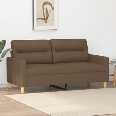 Produktbild von Cloris Designermöbel 2-Sitzer-Sofa Braun 140 cm Stoff 2024 Neu