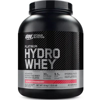 Zdjęcie produktu dla Optimum Nutrition Platinum HydroWhey - 1,6 kg - puszka Super Strawberry