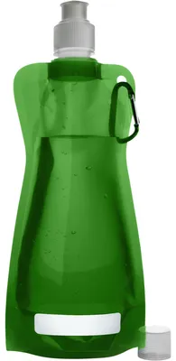 Produktbild von Wasserflasche/Getrankeflasche faltbar - grun - Kunststoff - 420 ml