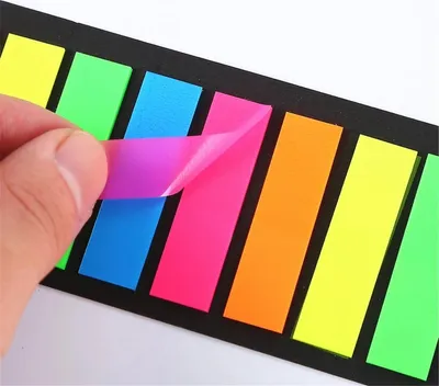 Produktbild von Haftnotizen transparent – ​​200 Haftnotizen – Registerreiter – selbstklebend