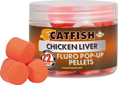 Image de Dynamite Chicken Liver Hook Pellets (Fluro Pop Ups)