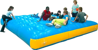 Produktbild von Mini-Jumpy Luftkissen Springburg Hüpfburg Hüpfkissen aufblasbar, 400x400 cm