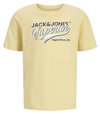Image de JACK & JONES Jjelogo, t-shirt à col rond, collection SS26, modèle Junior
