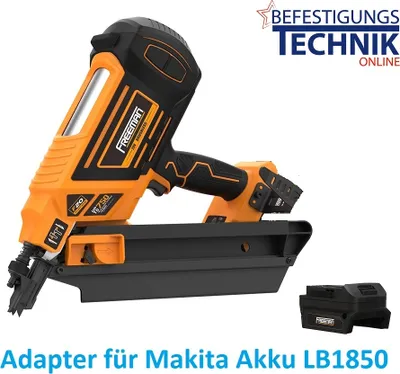 Produktbild von Freeman Streifennagler LD34100MA 50-100mm Basic für 18V Makita Akku Streifennägel 34° Paslode