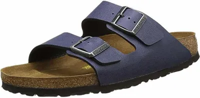Produktbild von Birkenstock Arizona pull up navy Birko-Flor, Farbe:blau, Größe:37, Weite:Schmal