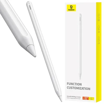 Produktbild von Baseus Smooth Writing 2 Active Tip Stylus Für Ipad Mit Austauschbarer Spitze - Weiss