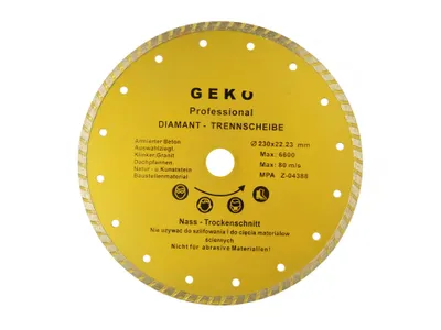Produktbild von Diamant-Trennscheibe, TURBO, 230x8x22mm