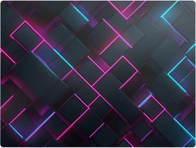 Produktbild von Neonrechtecke – Bodenschutzmatte – Rutschfest – Schutzmatte für Büro – Vinylmatte – Stuhlunterlage  – 120 x 90 cm