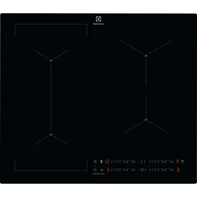 Image de Electrolux EIS62449C Table de cuisson à induction encastrable, 60 cm, 4 brûleurs, noir