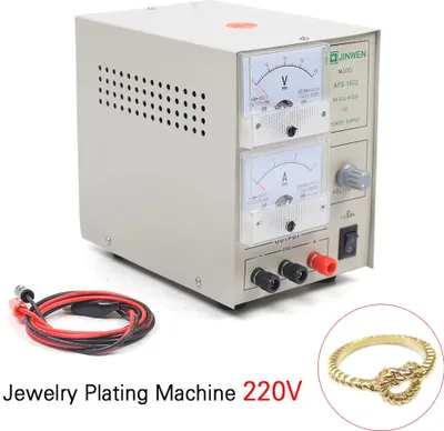 Zdjęcie produktu dla Maszyna do powlekania biżuterii, regulowane napięcie, kompaktowa konstrukcja, 220V