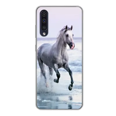 Produktbild von MuchoWow® Handyhülle Schutzhülle Hülle für Samsung Galaxy A50 Pferde - Luft - Meer Silikon Softcase Handy Hülle - Mobiltelefonhülle