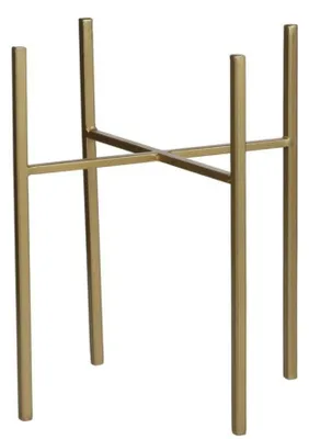 Produktbild von Mica Decorations - Blumentopf Pflanzenstander - gold - 35 x 21 cm