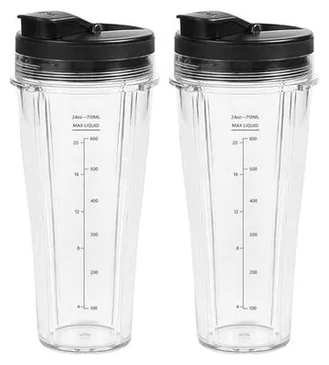 Zdjęcie produktu dla Kubek wymiennydo blendera 710 ml pojemnik do smoothies 2 sztuki