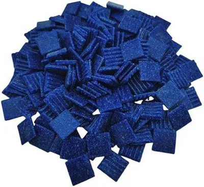 Produktbild von Marineblaue Glitter Steine Mosaik Set 160 Stück
