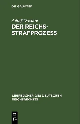 Produktbild von Der Reichs-Strafprozeß