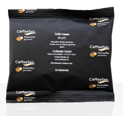Produktbild von Coffeefair Filterkaffee Caffe Classic 80 x 60g Kaffee gemahlen in Gastro-Qualität
