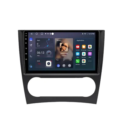 Zdjęcie produktu dla 9" 128GB CarPlay Radio samochodowe Android do Mercedes Klasa C W203 Facelift (2004–2007) GPS Bluetooth Android Auto