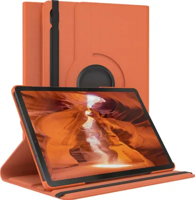 Produktbild von EAZY CASE - Tablet Hülle für Samsung Galaxy Tab S10 Lite Schutzhülle, Tablet Case 360° drehbar in Orange