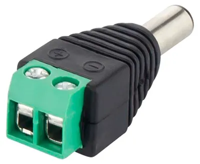 Produktbild von Gleichstromstecker 2,1/5,5 mit Schnellanschluss