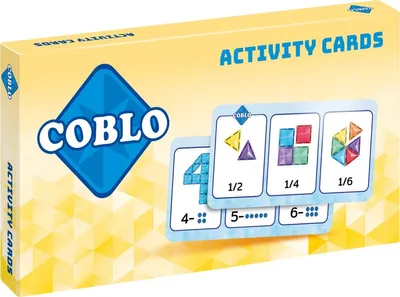 Obrázok produktu pre Hračky Coblo magnetické dlaždice karty aktivít 14 kusov