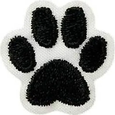 Produktbild von Mono Quick 02003 Pfote, klein, Bügelbild, Patch, Tatze ca. 2,1 x 2,2 cm