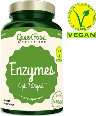 Zdjęcie produktu dla GreenFood Nutrition Enzyme Opti7 Digest 90 kapsułek