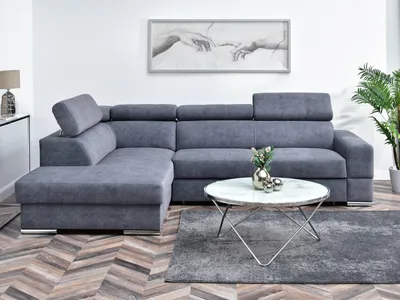 Obrázek produktu pro Rozkládací sedací souprava MAUDY - šedá