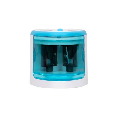 A product shot of an electric pencil sharpener.