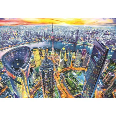 Produktbild von Anatolian - Puzzle View of Shanghai - 2000 dielov
