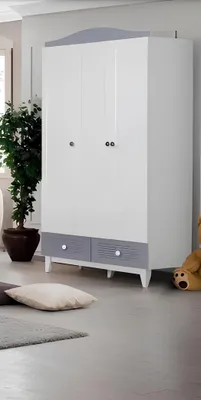 Obrázok produktu pre Moderná detská izba 2-dielny nábytok kompletná izba viacfarebná šatníková skriňa komoda